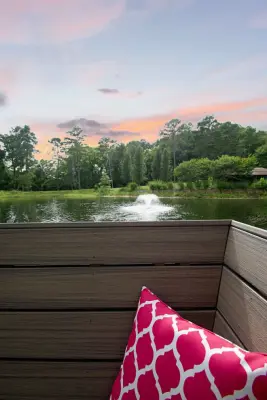 Knoxville TN Private Pond Dock by Smoky Mountain Deck Builders