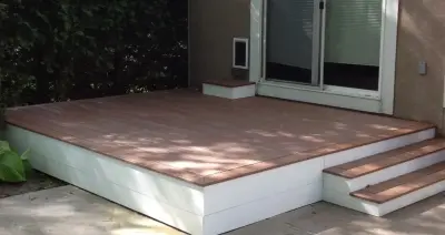 Metal Railing, Vinyl and Capped Composite Decking — Deck Building & Repair project by Deck & Rail Supply
