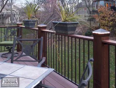 Profitt - Low Voltage Lighted Post Caps for Deck Illumination by Moonlight Decks LLC