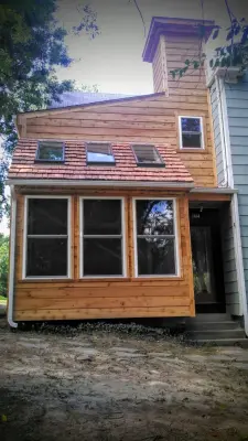 Library Lounge, Knob Outlook, New Albany Indiana by Weddington Construction