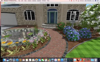 Koi Pond and Paver Patio Muskegon MI — Landscape Construction project by Platinum Ponds & Landscaping