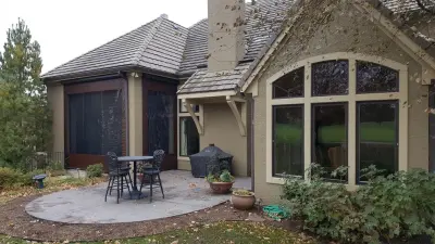 New Clear Vinyl Installation — Deck Building & Repair project by ScreenWarehouse USA