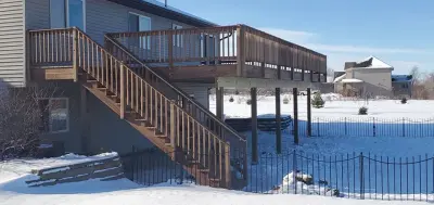 Current Decks - Winter — Deck Building & Repair project by Rosebud Construction