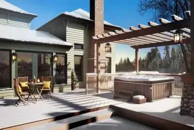 Craftsman Style Home Hot Tubs by Recreation Unlimited