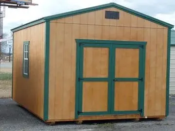 Timber A-Frame Storage Sheds — Deck Building & Repair project by Hometown Sheds Boiling Springs