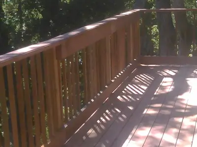 Los Gatos, CA Redwood Deck by Diamond K Woodworks LLC