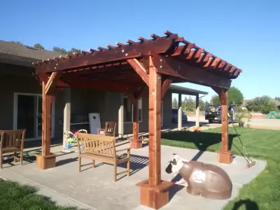 Sequoia Arbor by Diamond K Woodworks LLC