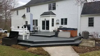 Patio and Spa Deck by Creative Decks, Inc