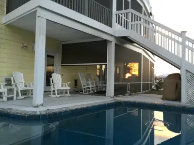 Porch Rescreening and Phantom Motorized Screens by Screenmobile Of Wilmington NC