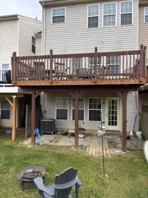 Refurbished Townhome Deck by Stoneridge Outdoor Living