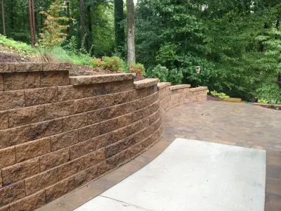 Wall Retention Systems — Deck Building & Repair project by Atlanta Porch & Patio