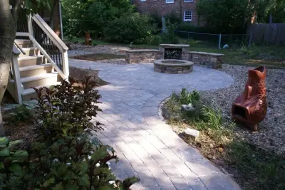 Paver and Stone Patios — Deck Building & Repair project by Atlanta Porch & Patio