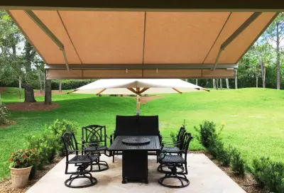 Sawgrass Country Club Retractable Awning — Deck Building & Repair project by First Coast Shade