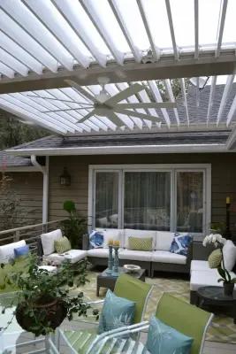 Telescopic Canopy — Deck Building & Repair project by Coastal Canvas Products