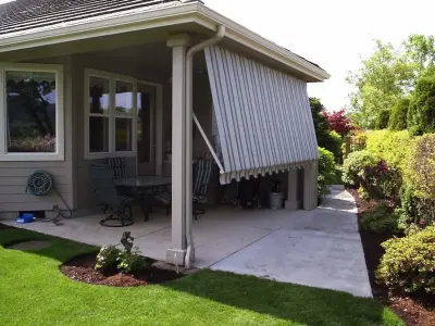 Adjustable Window Canopies — Deck Building & Repair project by Creative Awnings & Shelters, Inc.