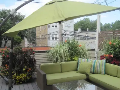 Chicago Roof Deck with Deckorators Vault Decking by Unique Deck Builders