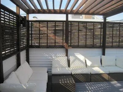 Huron Roof Deck Garage in Chicago by Unique Deck Builders