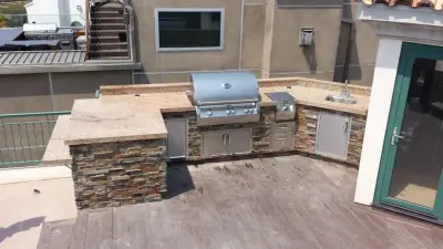 Skyline Grill Kitchen by L.A. Custom Grill Islands
