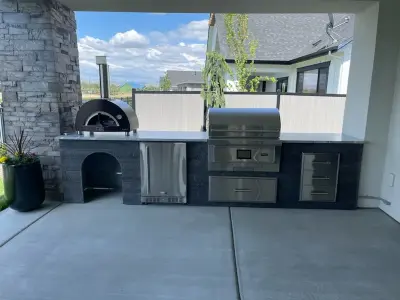 RTA Al Fresco Cooking Space — Deck Building & Repair project by Durabuild Construction Inc.