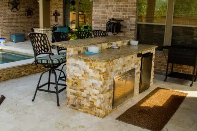 Countryside Al Fresco Cooking Space — Deck Building & Repair project by HomeScapes