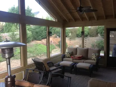 Enclosed Patios — Deck Building & Repair project by Atlanta Porch & Patio