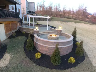 Santos courtyard — Deck Building & Repair project by Alumni Landscaping LLC