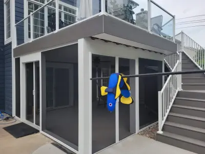 Phantom Sliding Screen for Under Deck by Deck & Drive Solutions