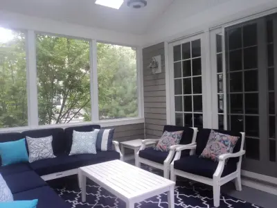 Porch Addition with Screening — Deck Building & Repair project by Archadeck Of West Rhode Island