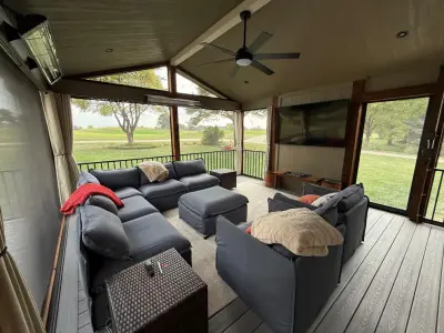 Lenexa, Kansas Composite Deck and Screened Porch by DW Elite Decks