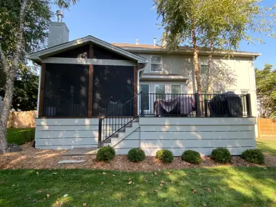 Overland Park, KS Screened Porch and Composite Deck by DW Elite Decks