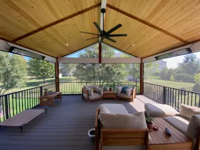 Olathe, Kansas Screened Porch by DW Elite Decks