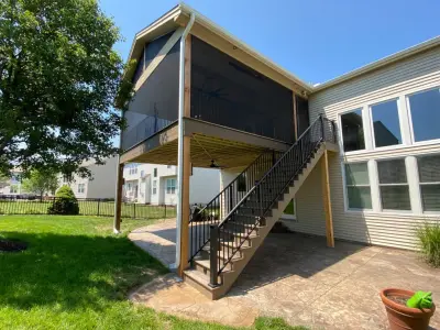 Olathe, KS Screened Porch by DW Elite Decks