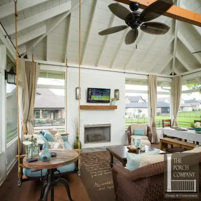 Nashville Deck and Patio with a Screened Porch by The Porch Company