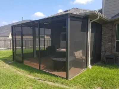 Enclosed Patios and Screened Rooms — Deck Building & Repair project by Lone Star Patio Builders, LLC.