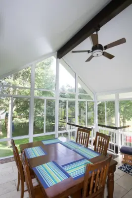 Two-Story Sunroom Extension by Mulder Construction Group