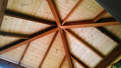 Sellersburg Indiana Heavy Timber Pavilion by Weddington Construction