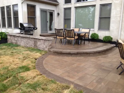 Silverleaf Patio with Fire Pit by Pony Lawncare And Landscaping