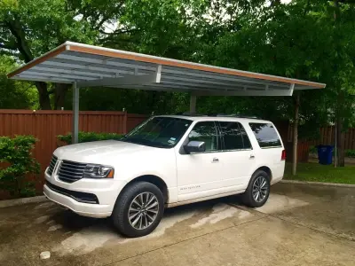 Modern Single Cantilever Carports — Deck Building & Repair project by Modern Carport & Awning