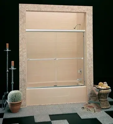 Gliding Shower Doors by Garrety Glass