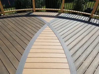 Smith Castle Deck by Smoky Mountain Deck Builders