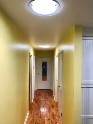 Solar Tube Corridor — Deck Building & Repair project by Total Home Solutions