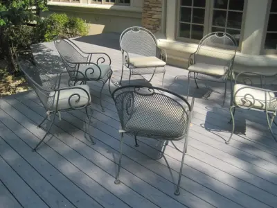 Deerfield Composite Deck with Spa by Deckorators by Unique Deck Builders