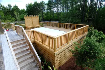 Swimming Spa Platform by Deck Daddy's