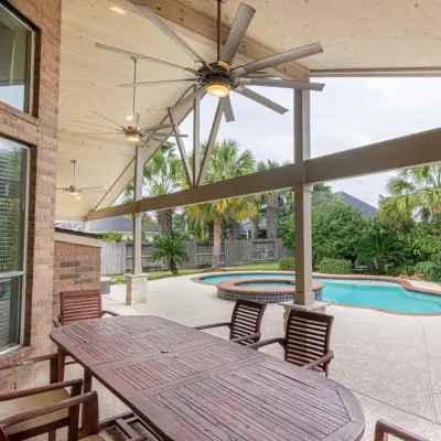 Inviting and Roomy Patio Renovation — Deck Building & Repair project by Houston Home Improvement
