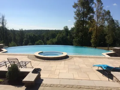 Pool with a View — Landscape Construction project by Pony Lawncare And Landscaping