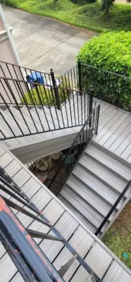 Steps and Railing — Deck Building & Repair project by Spinner Construction