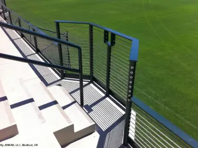 Cable Railing for Athletic Venues by Ultra-tec