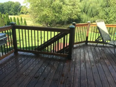 Square Railing Balusters — Deck Building & Repair project by DecksDirect
