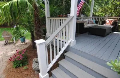 Coffered Outdoor Living Area by Deck Daddy's