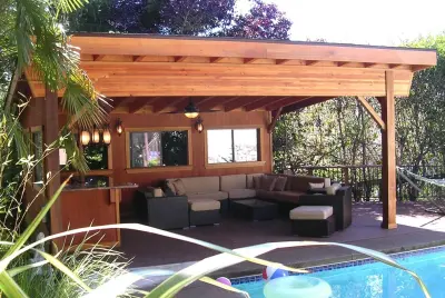 Summerfield Cabana and Deck in Santa Rosa — Deck Building & Repair project by Design By Dean Construction